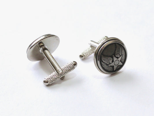 Air Force Button Cufflinks