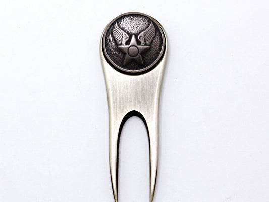 Air Force Button Golf Divot Tool and Ball Marker