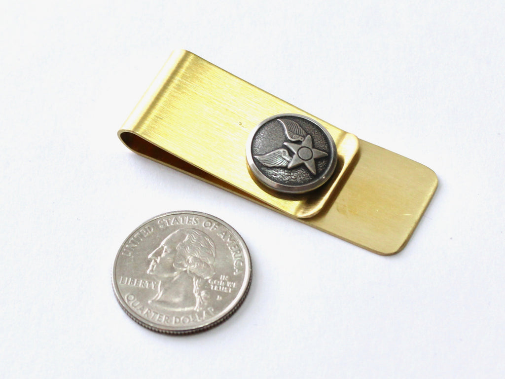 Air Force Button Money Clip