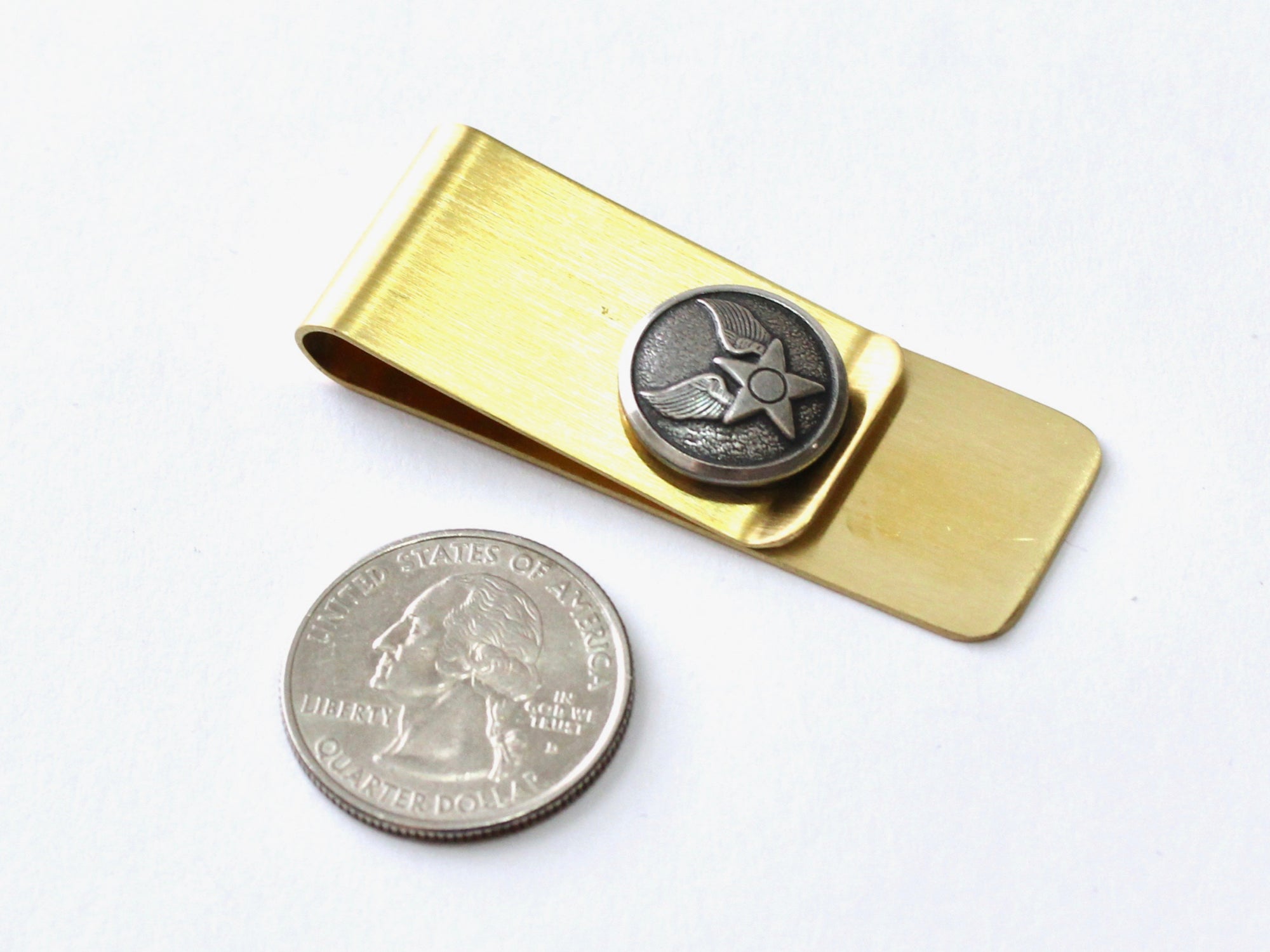 Air Force Button Money Clip