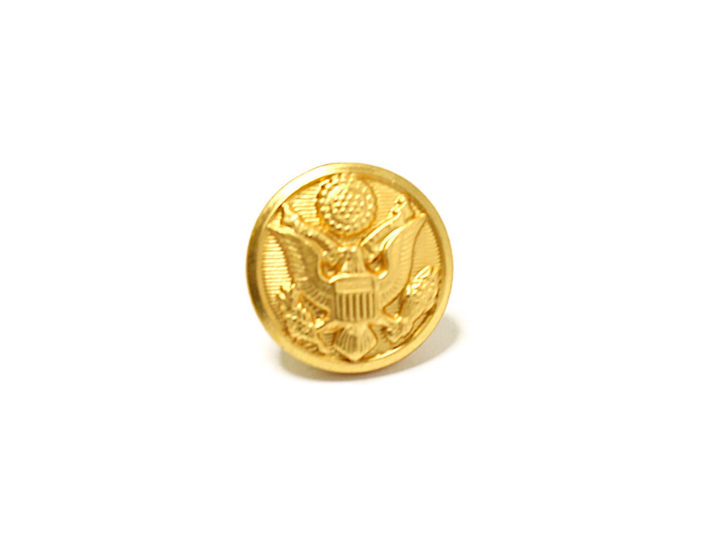Army Button Lapel Pin