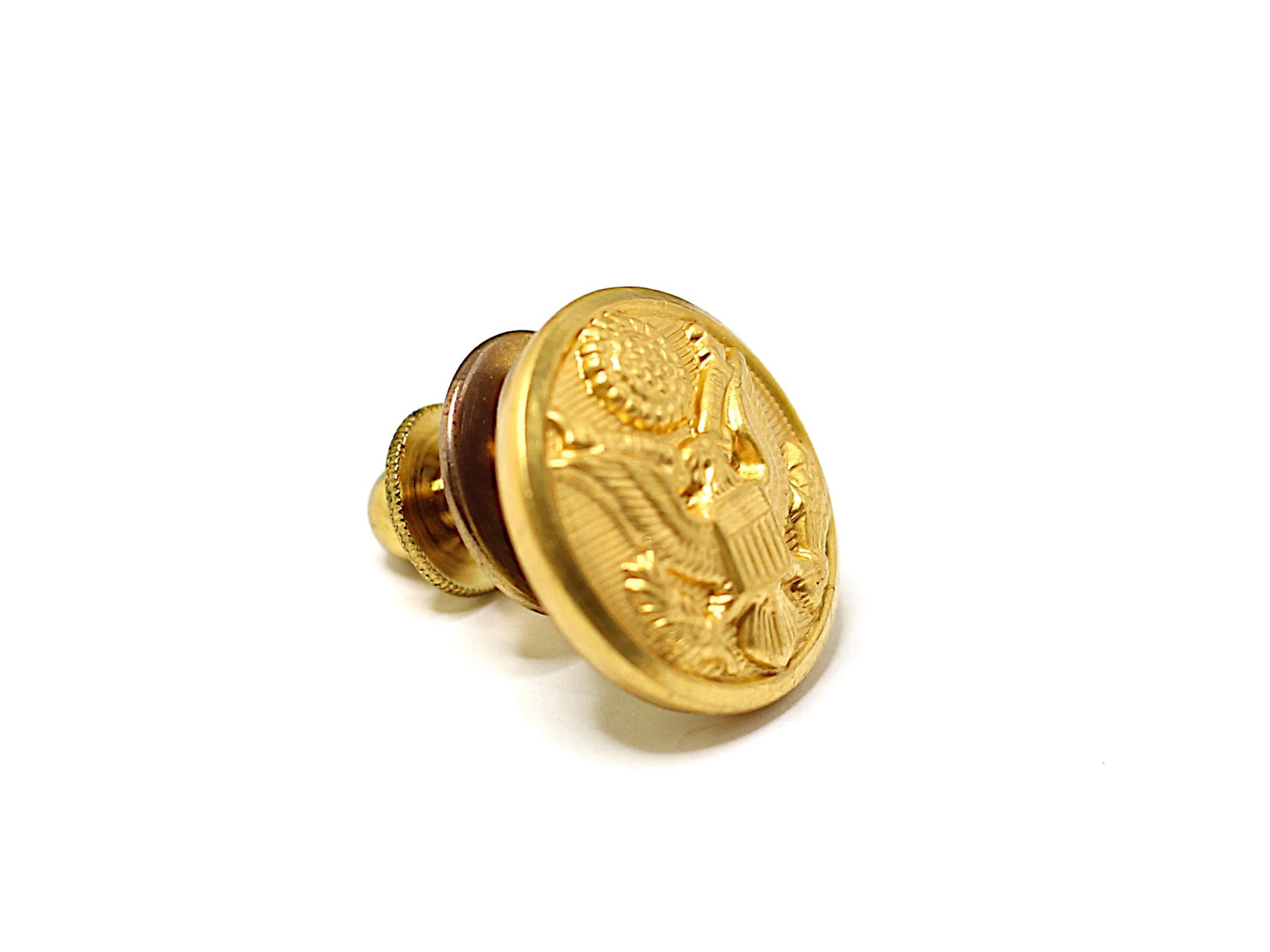 Army Button Lapel Pin