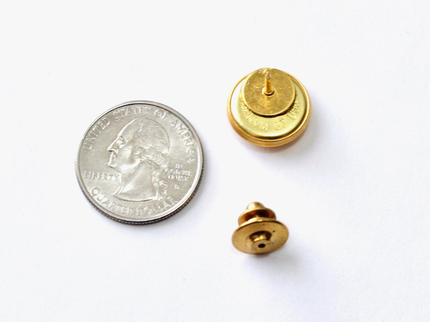 Army Button Lapel Pin