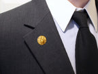 Army Button Lapel Pin
