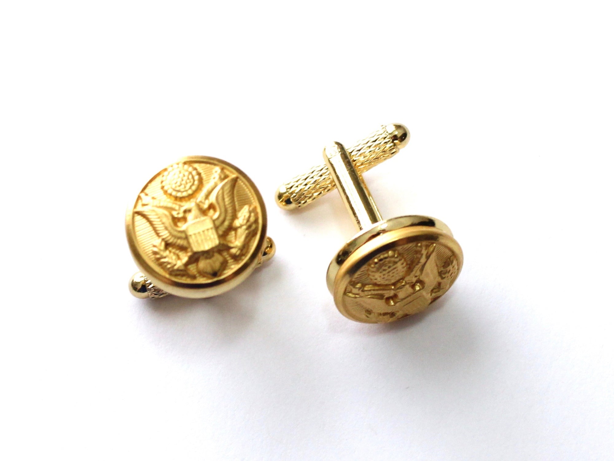 Army Button Cufflinks