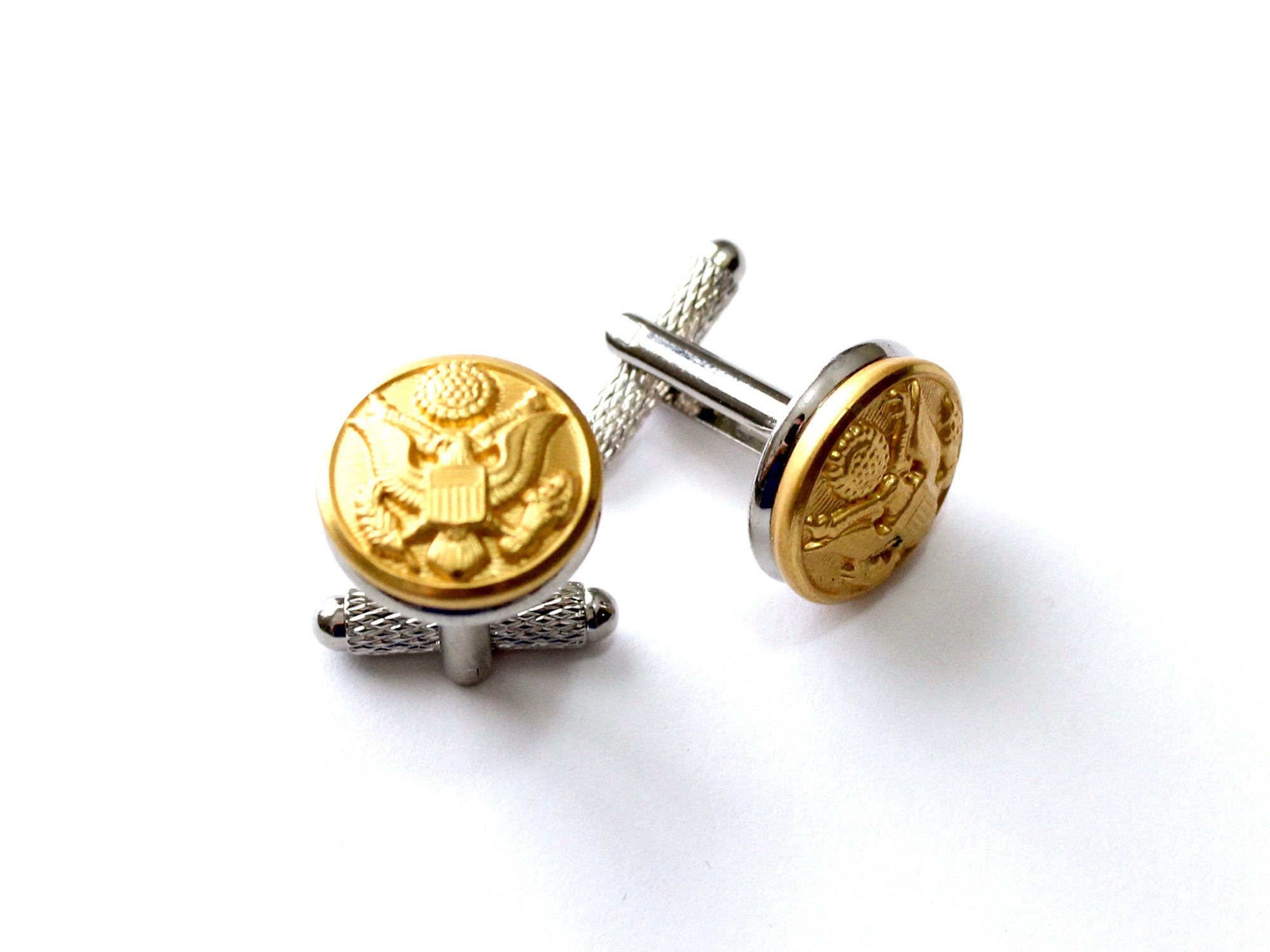 Army Button Cufflinks