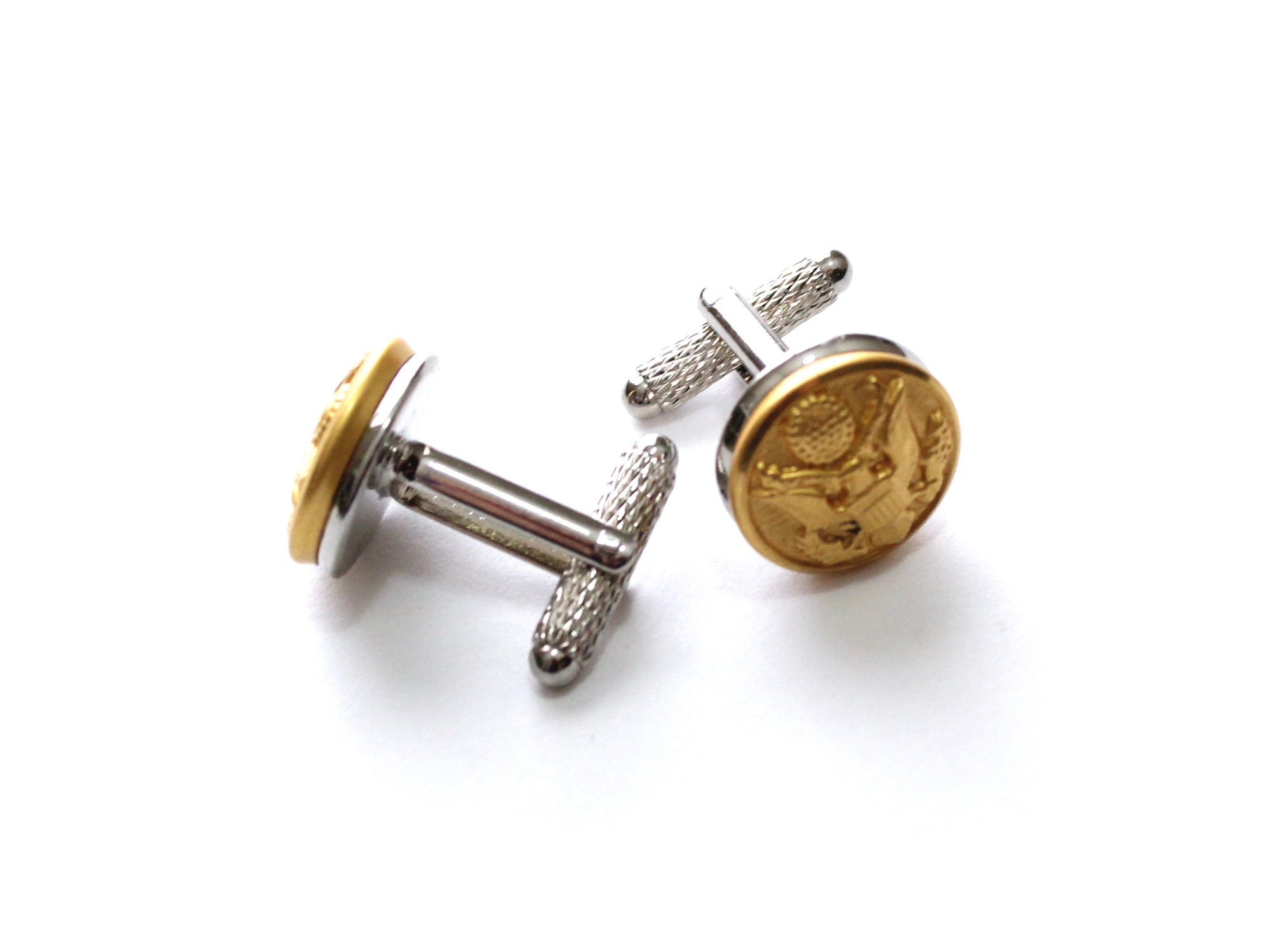 Army Button Cufflinks
