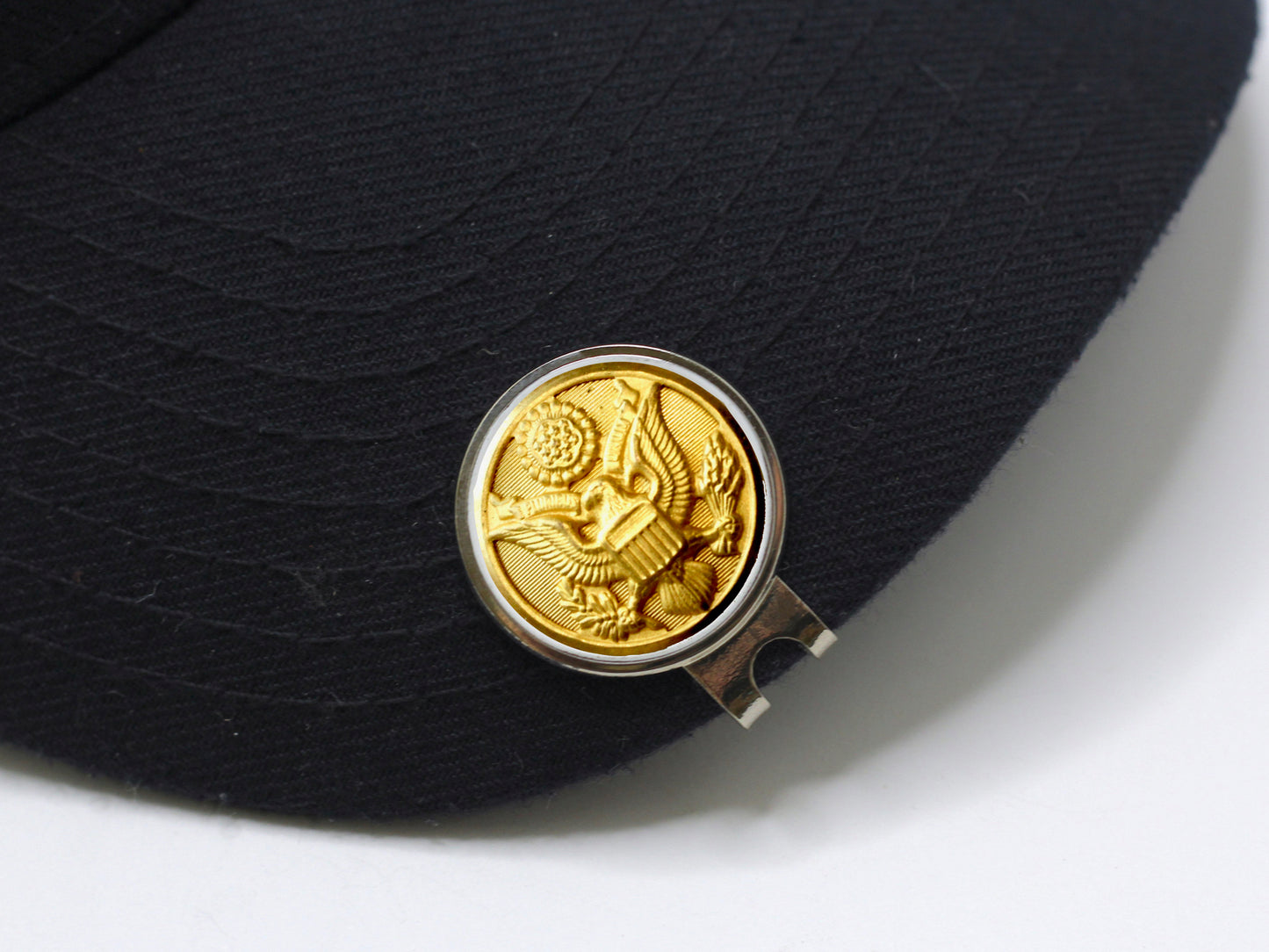 Army Button Golf Hat Clip and Ball Marker