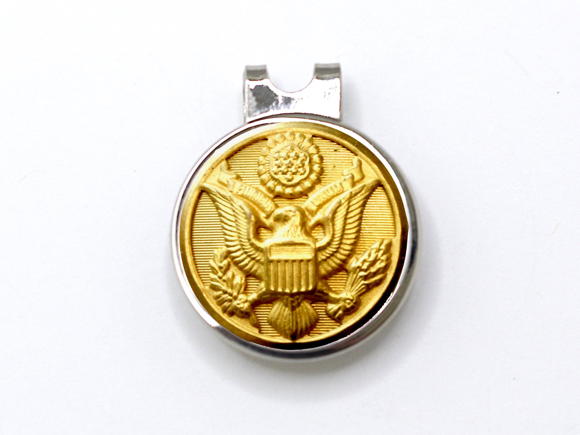 Army Button Golf Hat Clip and Ball Marker
