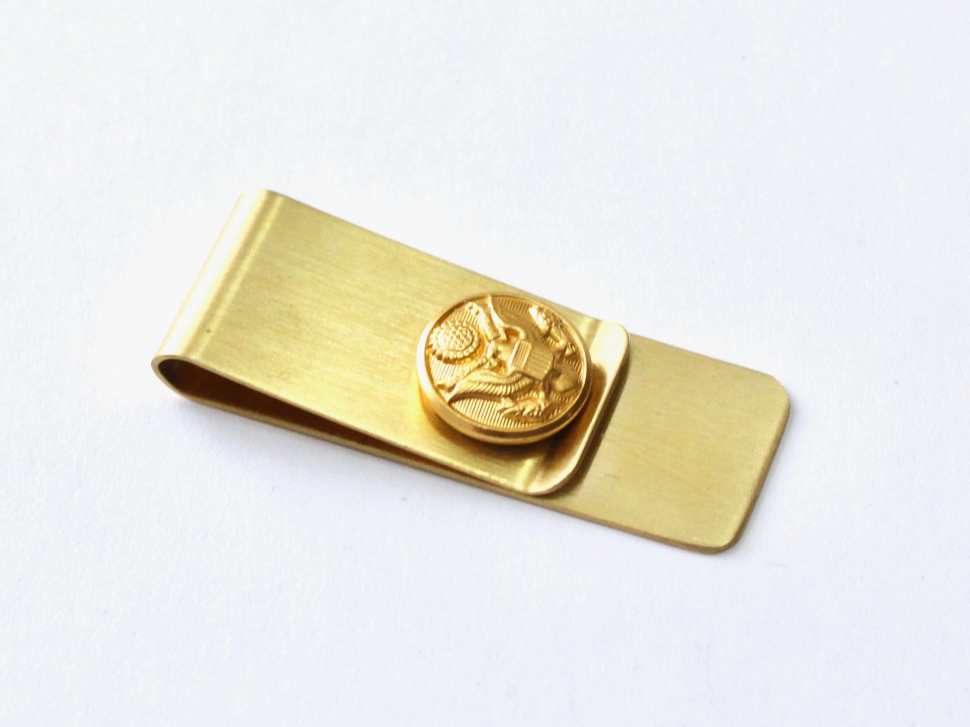 Army Button Money Clip