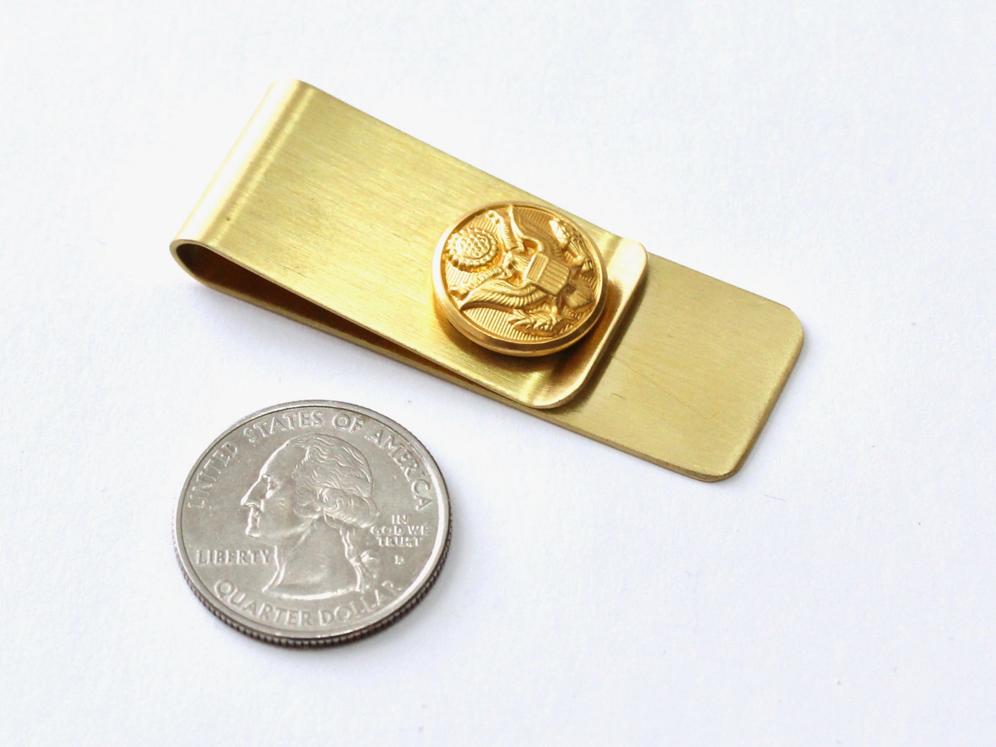 Army Button Money Clip