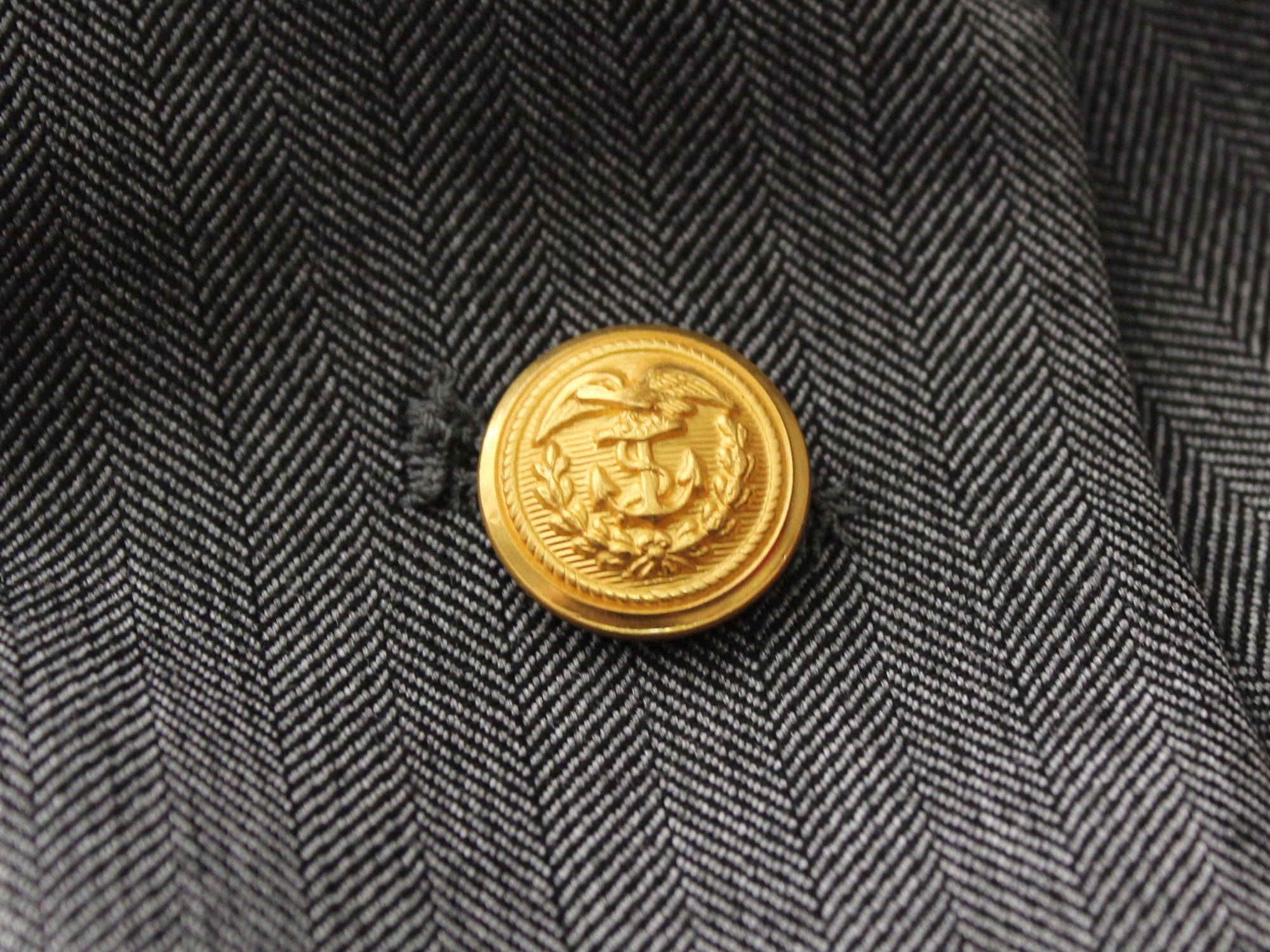 Coast Guard Button Lapel Pin