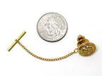 Coast Guard Button Gold Tie Tack