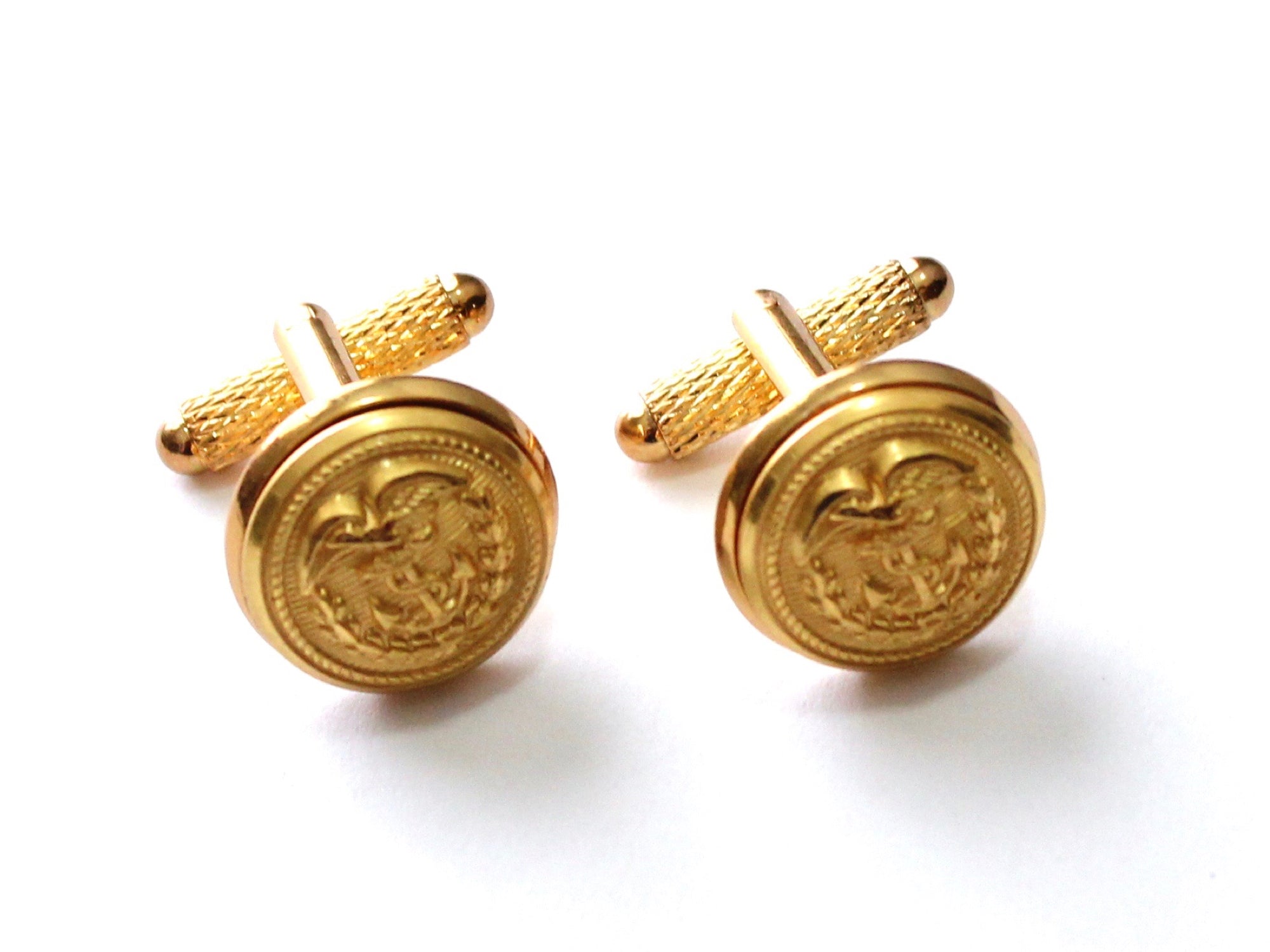 Coast Guard Button Cufflinks