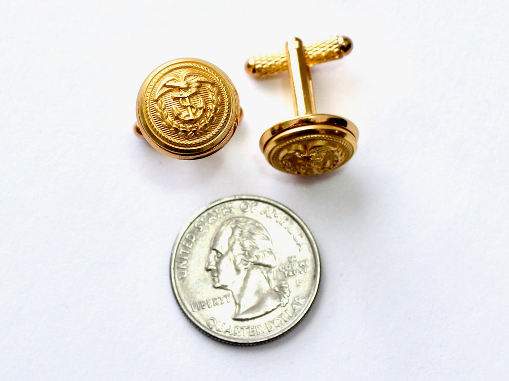 Coast Guard Button Cufflinks