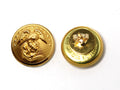 Marine Button Post Earrings