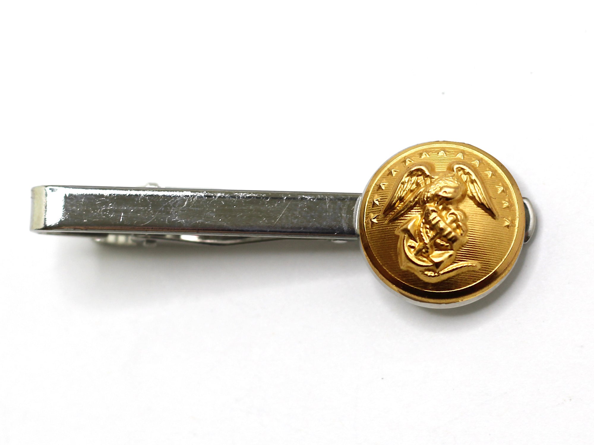Marine Button Tie Bar