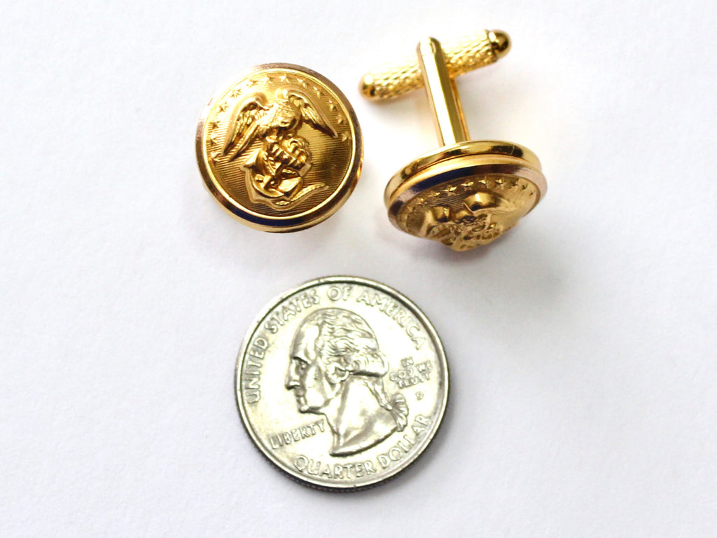 Marine Button Cufflinks
