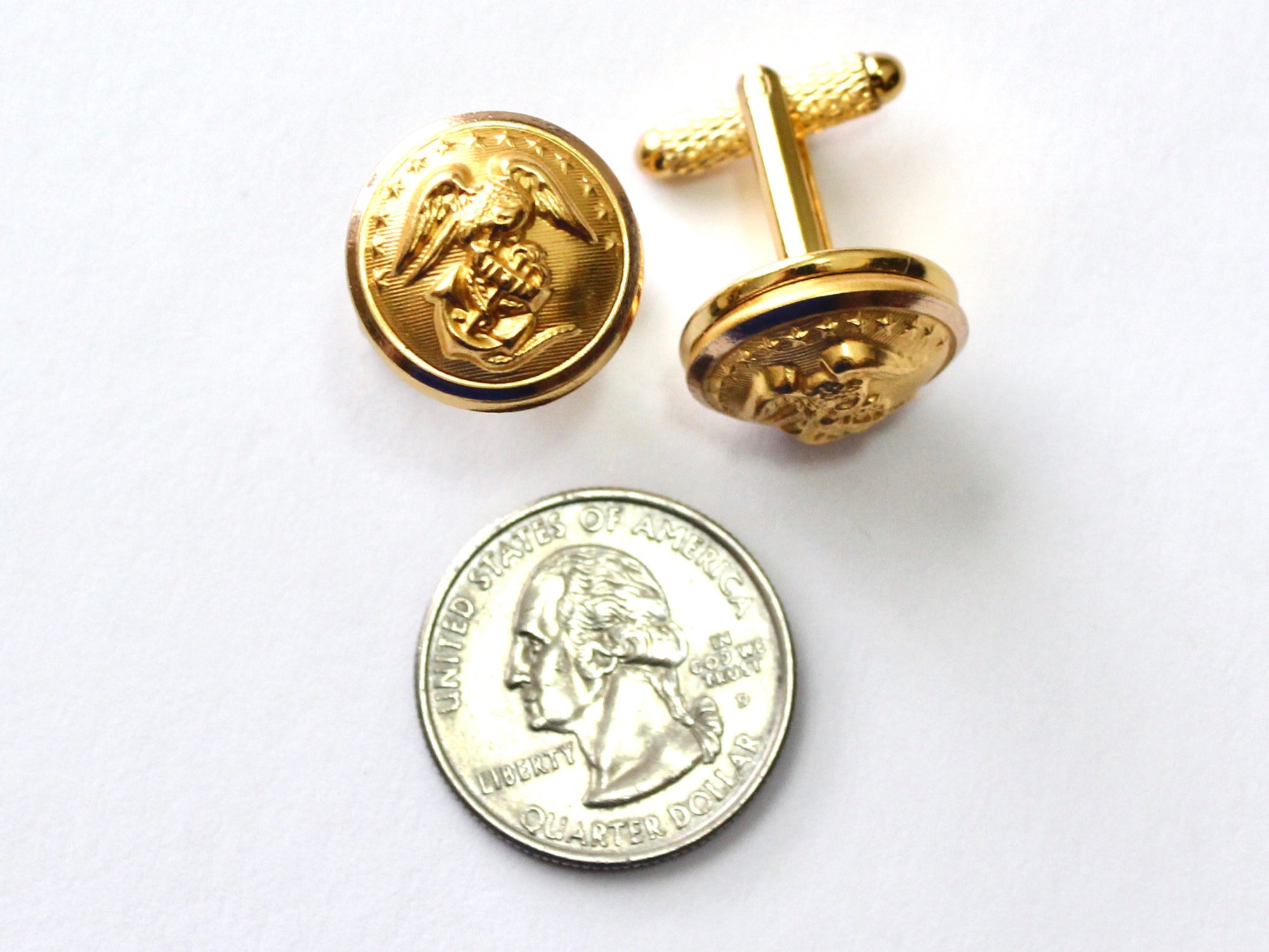 Marine Button Cufflinks