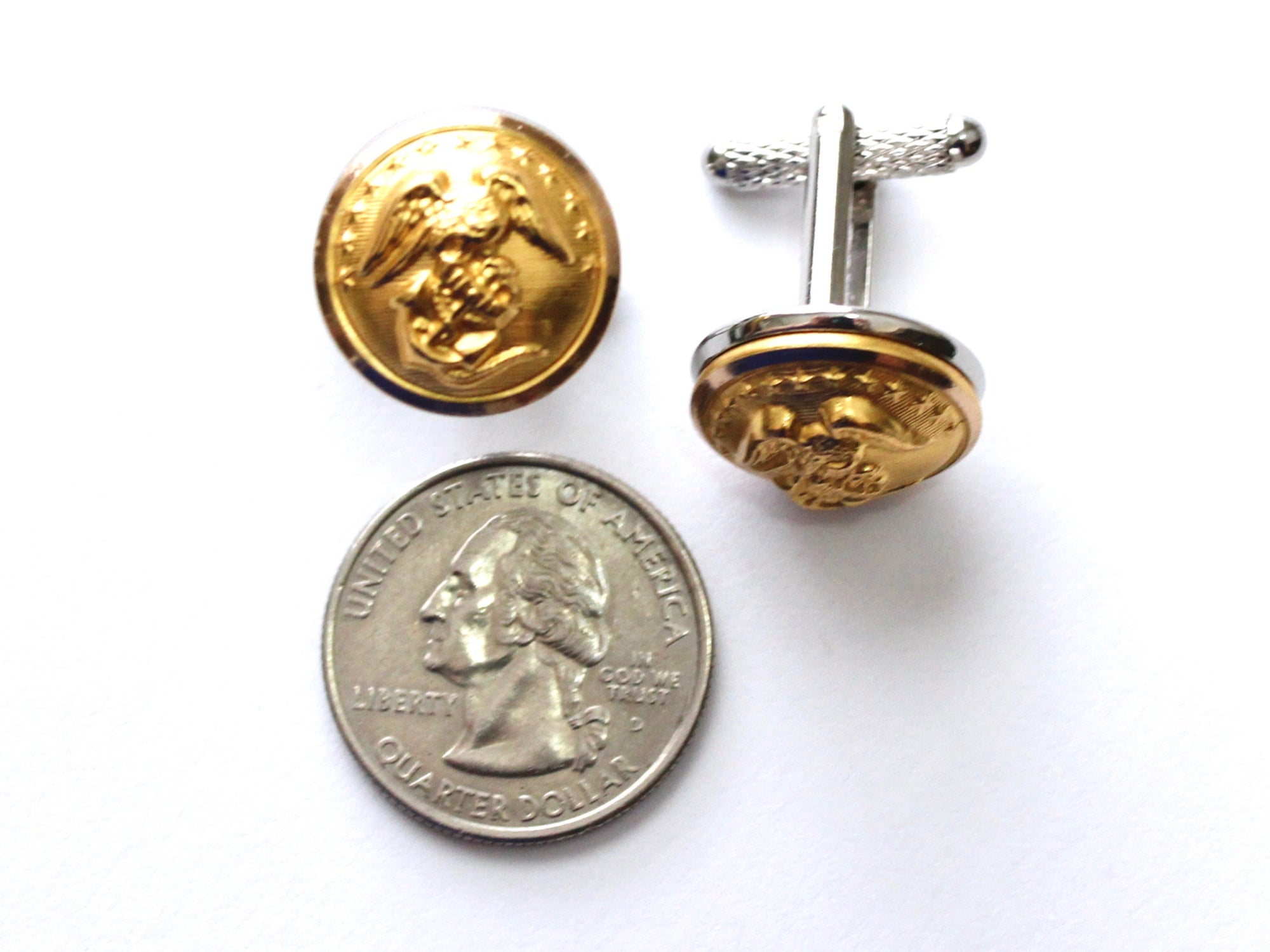 Marine Button Cufflinks