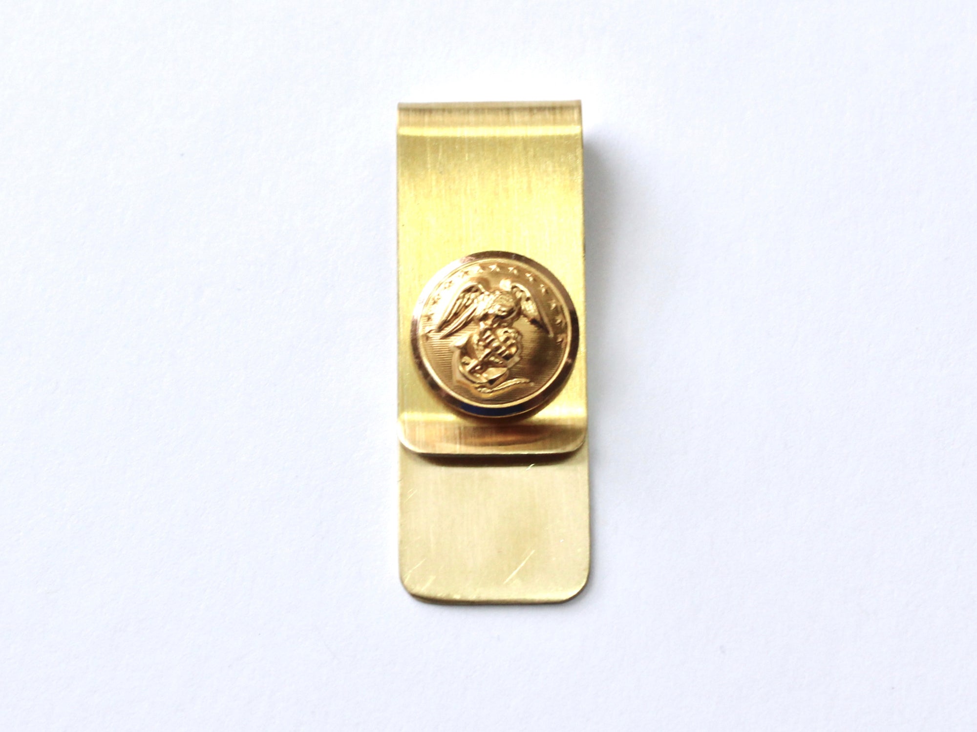 Marine Button Money Clip