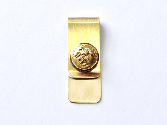 Marine Button Money Clip