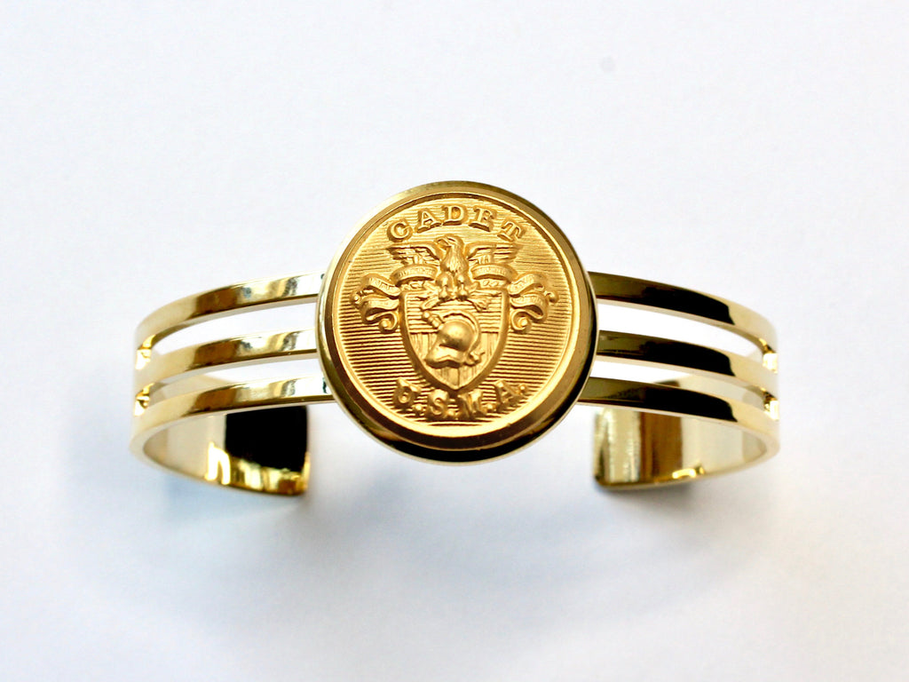 USMA Button Cuff Bracelet