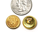 USMA Button Post Earrings