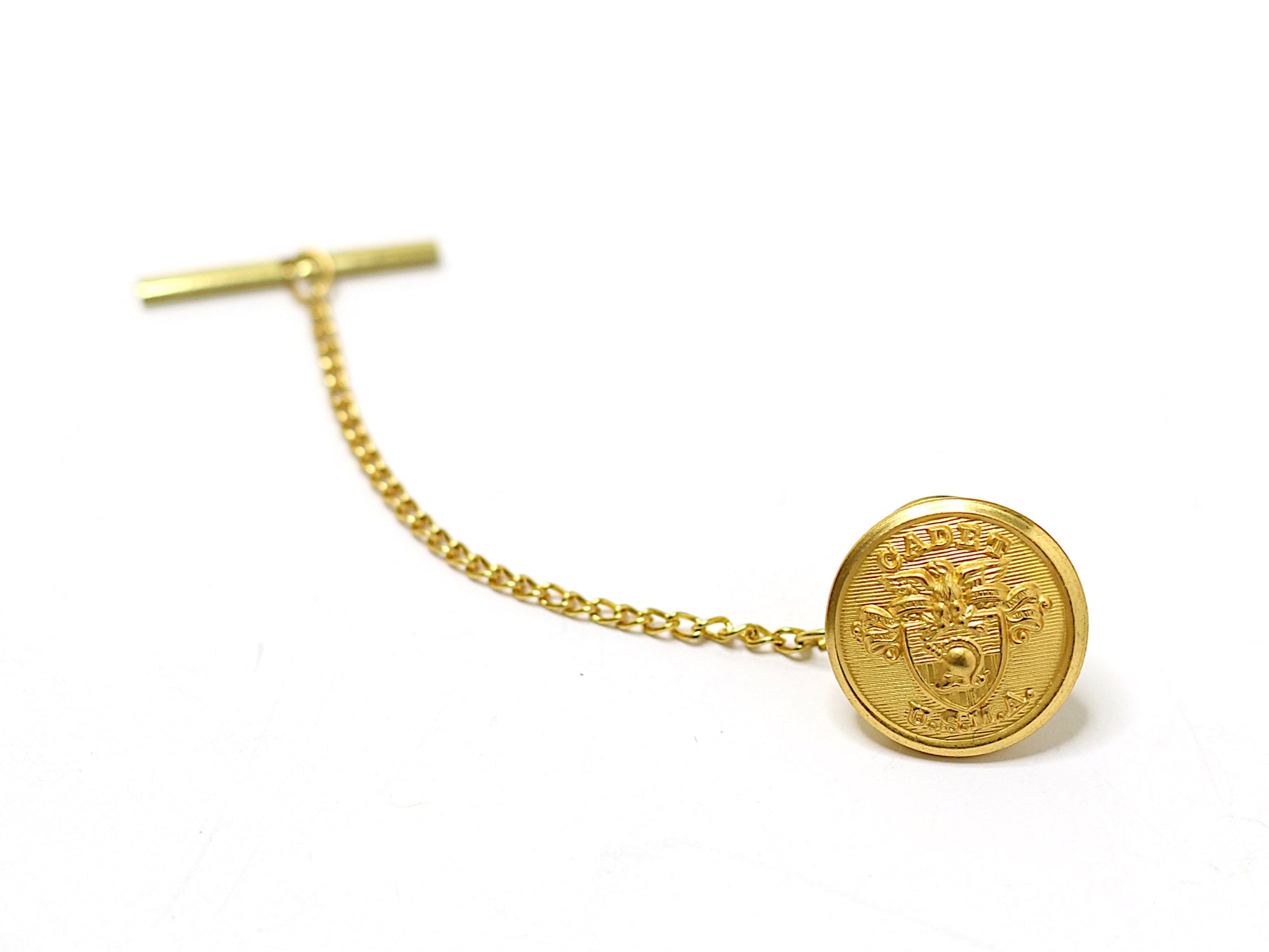 USMA Button Gold Tie Tack