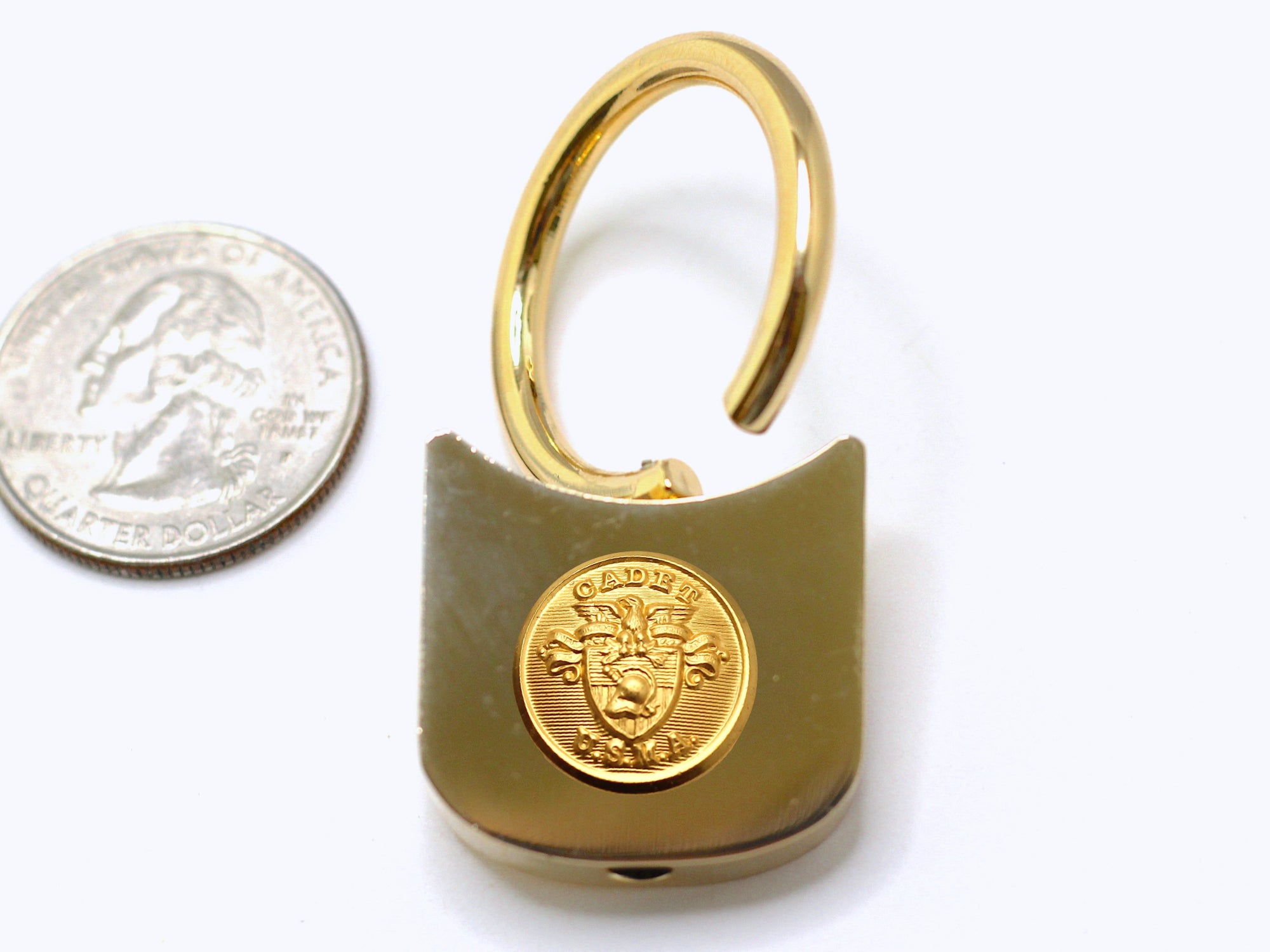 USMA Button Keychain