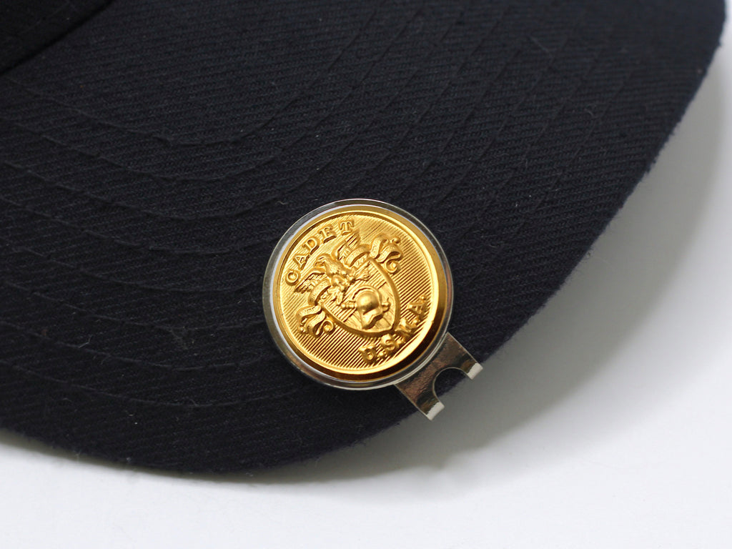 USMA Button Golf Hat Clip and Ball Marker