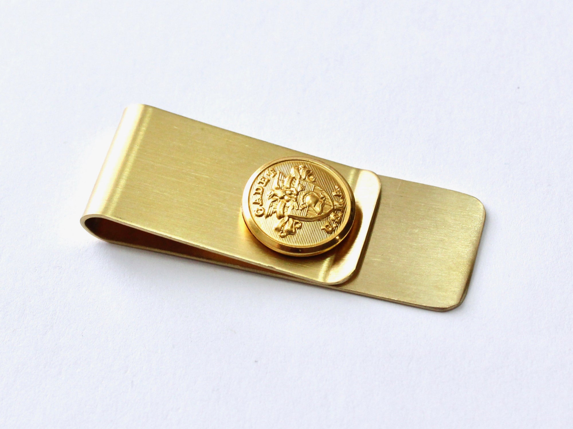 USMA Button Money Clip