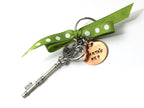 Hand-stamped Santa Key