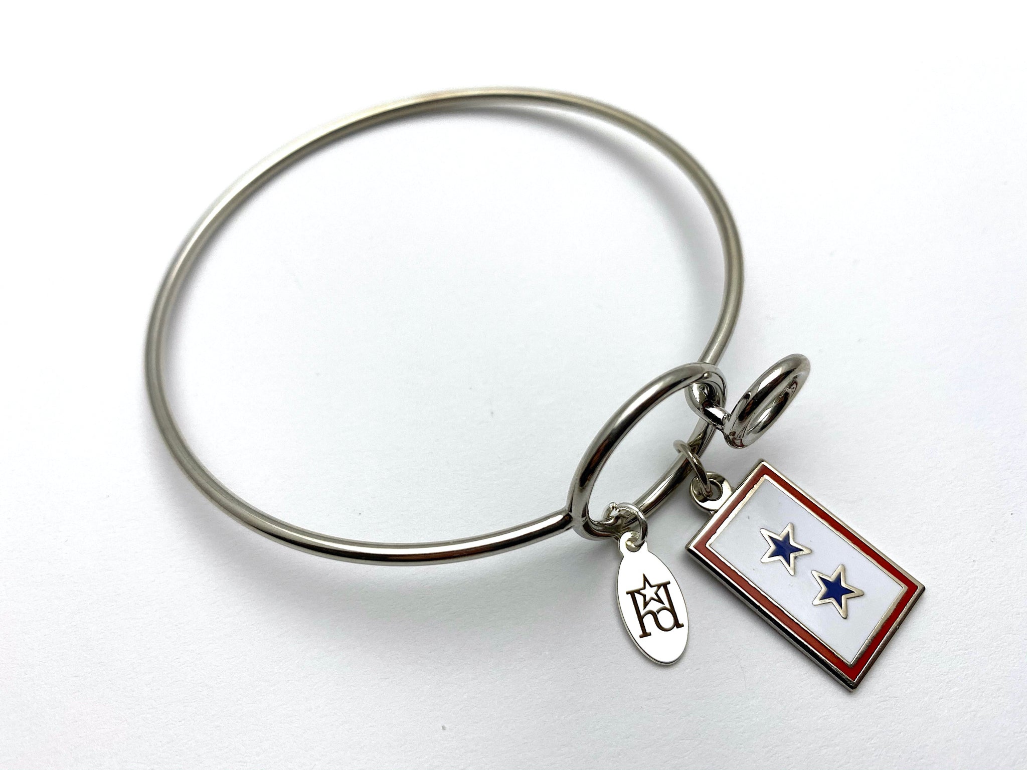2 Blue Star Service Flag Charm