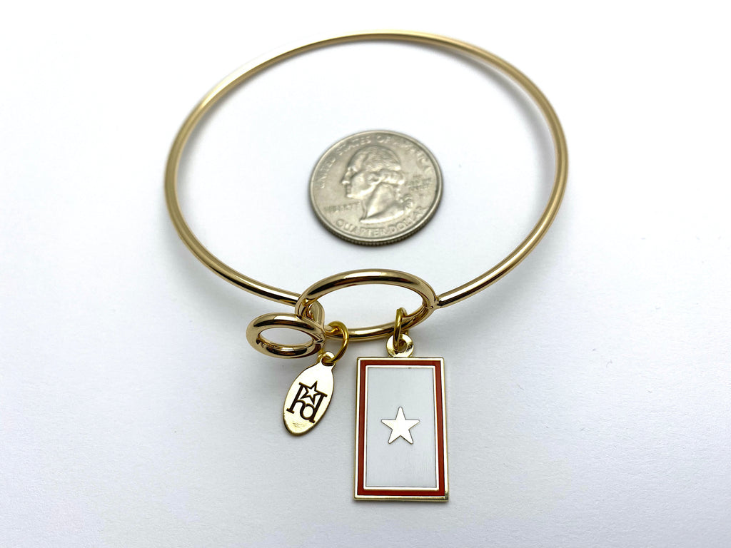 1 Gold Star Service Flag Charm