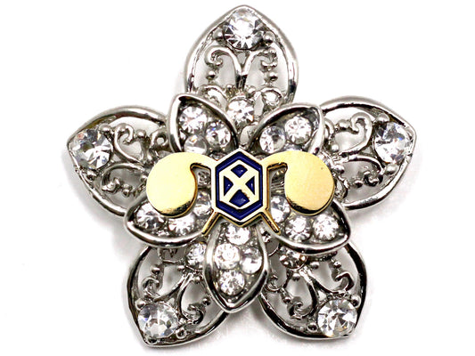 Chemical Corps Brooch 14K