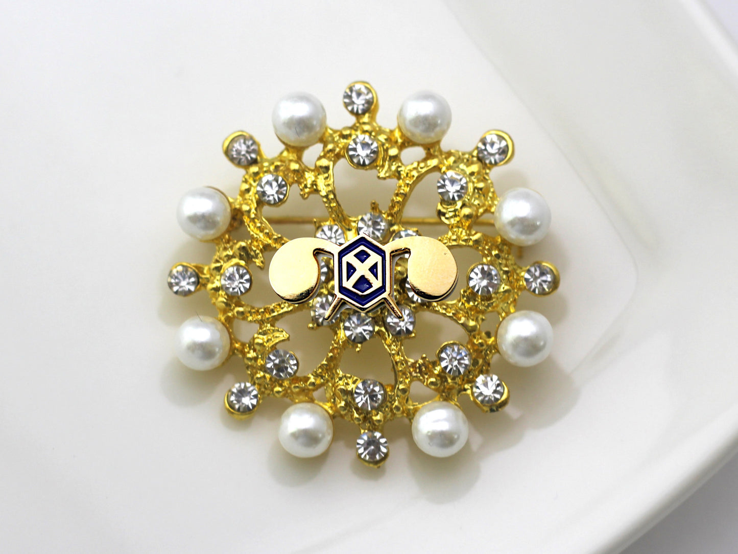 Chemical Corps Brooch 10G