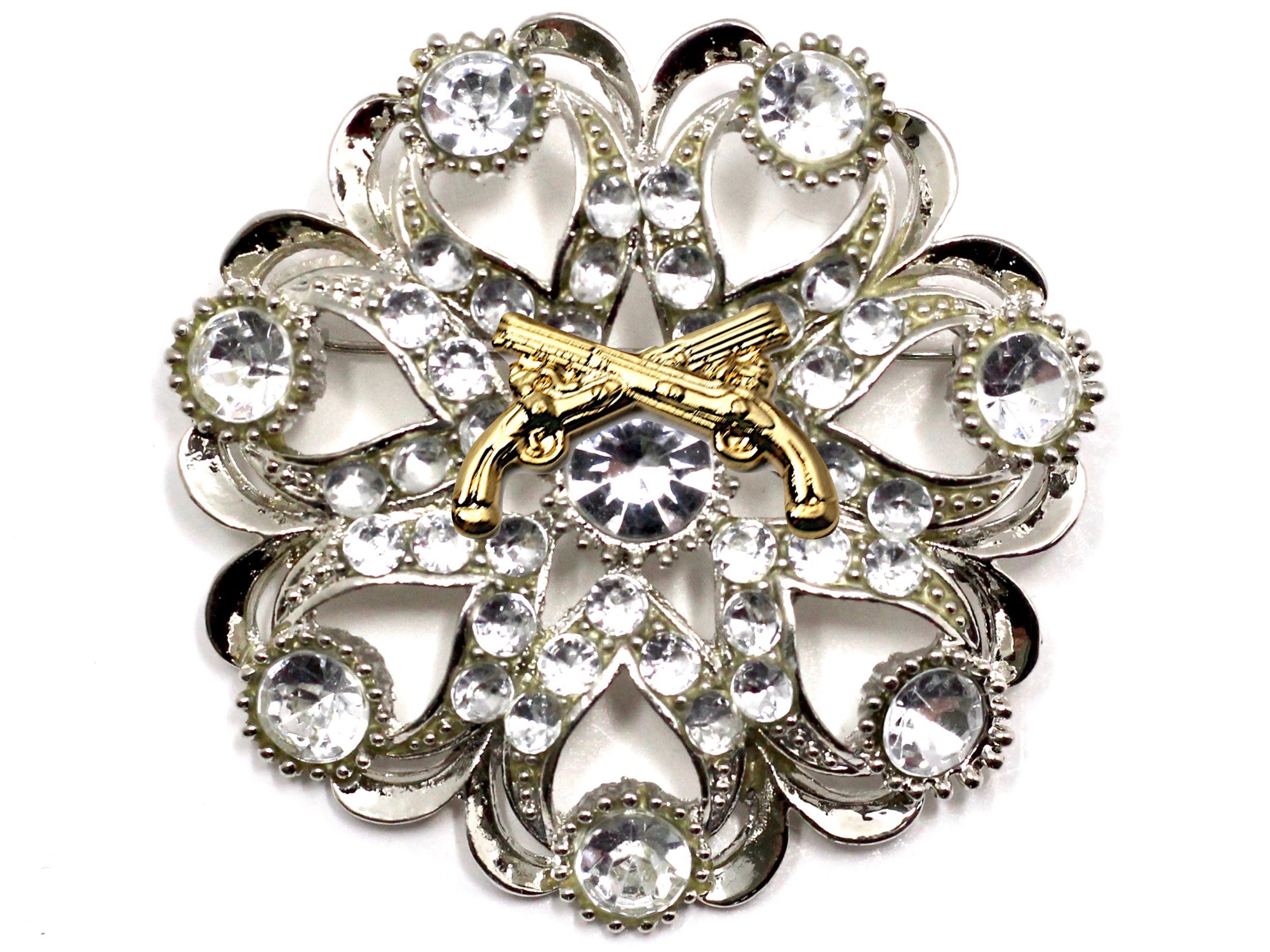 Military Police Brooch 11K
