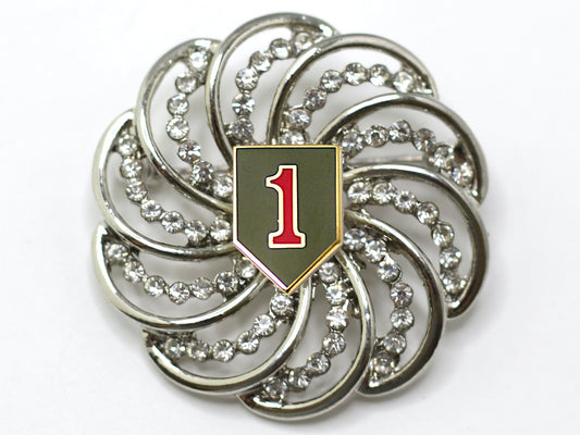 1st Infantry Division Brooch 12J