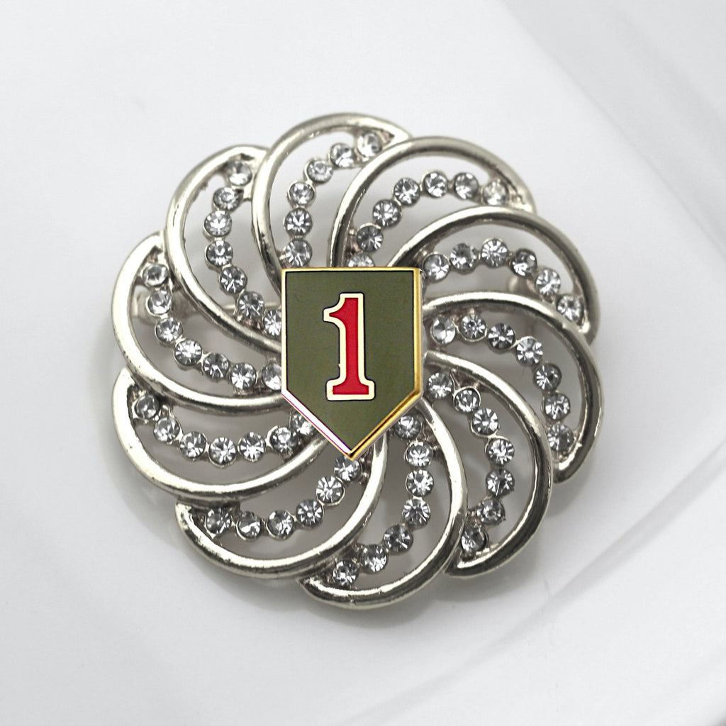 1st Infantry Division Brooch 12J