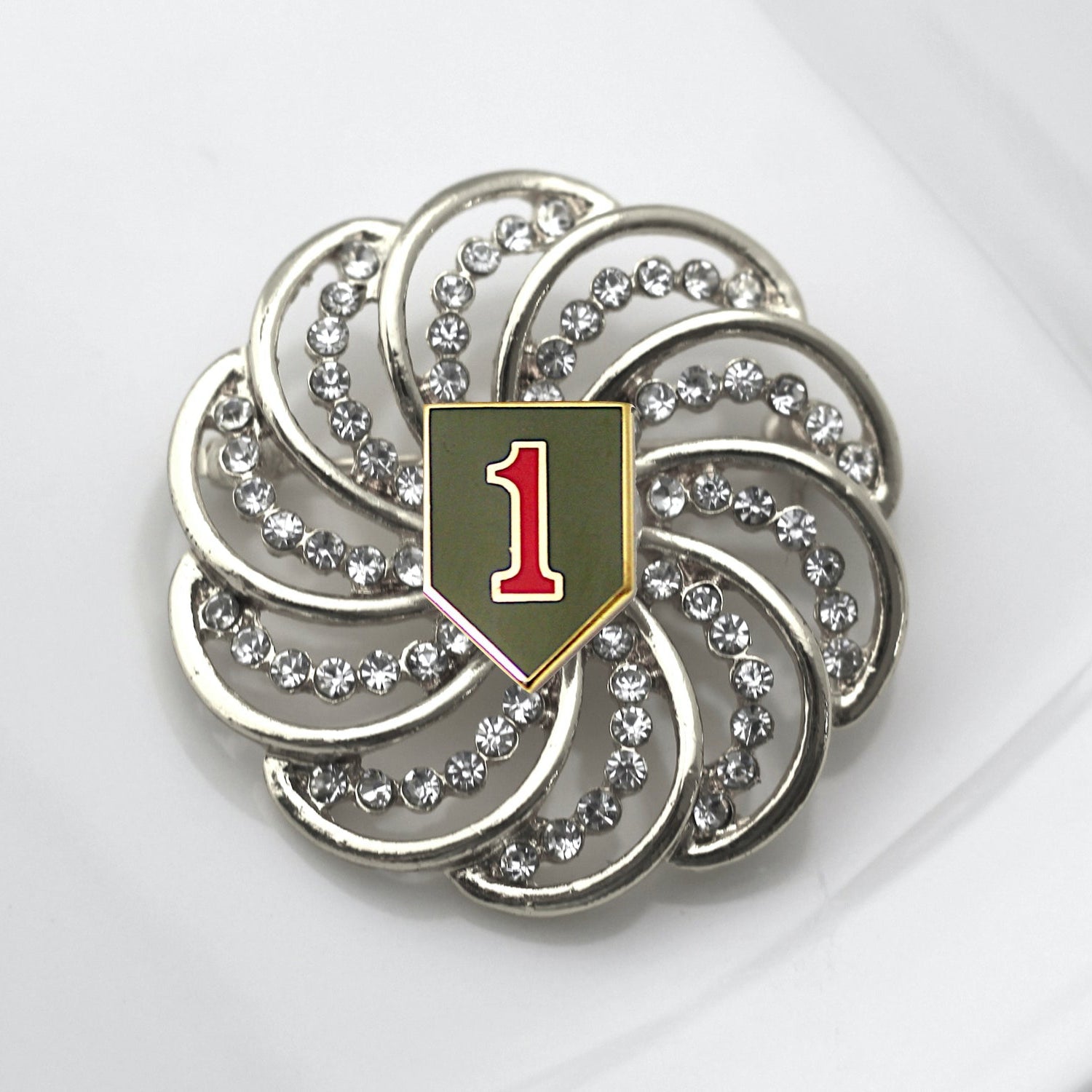 1st Infantry Division Brooch 12J