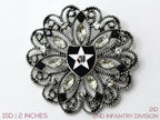 2nd Infantry Division Brooch 15D