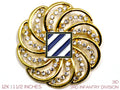 3rd Infantry Division Brooch