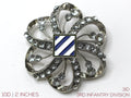 3rd Infantry Division Brooch 10D