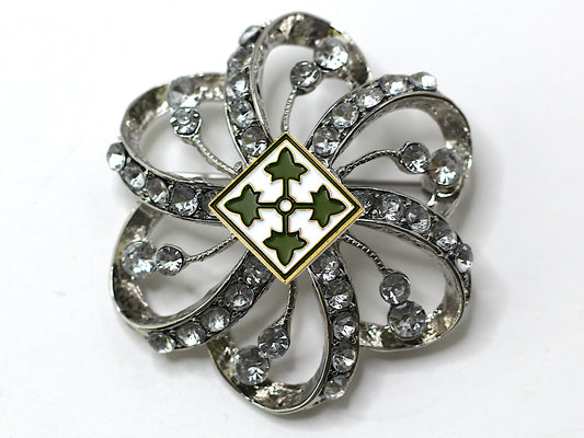 4th Infantry Division Brooch