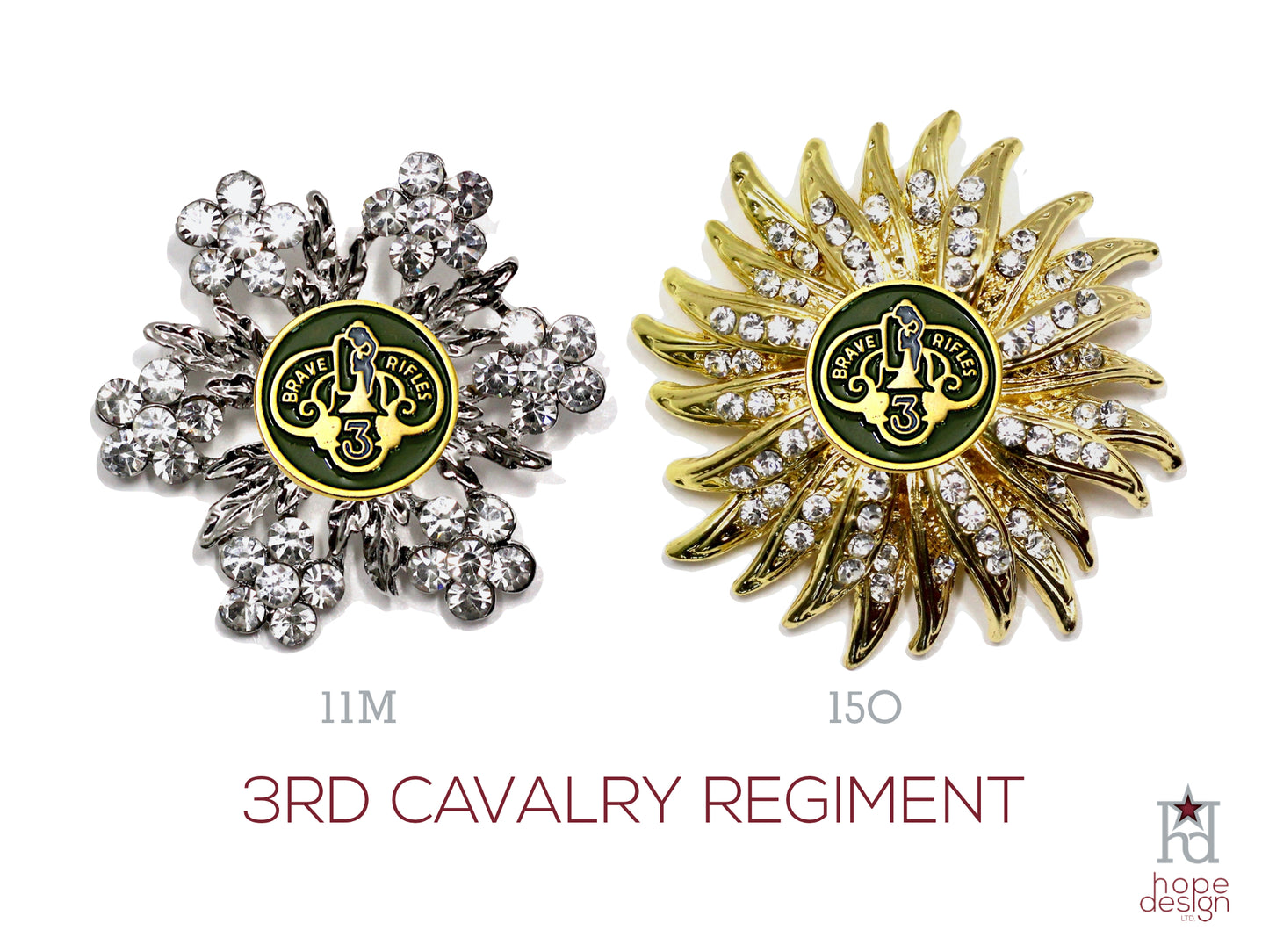 3rd Cavalry Regiment Brooch