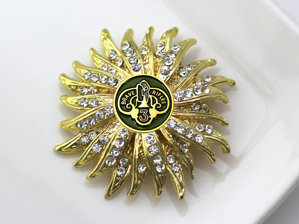 3rd Cavalry Regiment Brooch 15O
