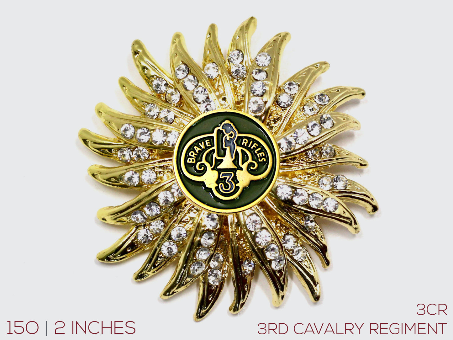 3rd Cavalry Regiment Brooch