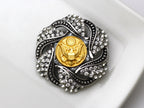 Military Button Brooch 23E