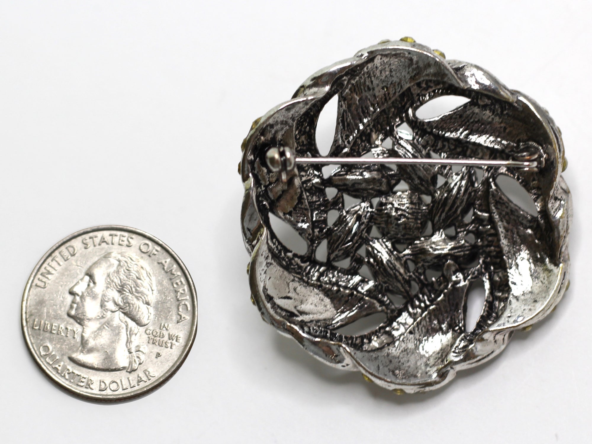 Military Button Brooch 23E